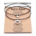 PPJew Back to School Gifts Mother and Daughter Bracelet Set Mommy and Me Matching Bracelets-heart