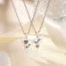 PPJew Butterfly Sister/Friendship Necklace for Big Sister Little Bestie BFF Pendant Necklaces Matching Relationship Necklace for Girls Women Best Friend-B09D2WYHND-beties