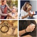 PPJew Dad Gifts from Daughter, Dad Bracelet for Men, Birthday Christmas Gifts for Dad, Father Daddy Gifts from Daughter Son G49-dad