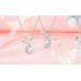 PPJew Unicorn Necklace for Girls Crystal Pendant Necklaces Unicorn Jewelry for Teens Little Girls Daughter Granddaughter Birthday Party Gift