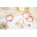 PPJew 7 Knot Evil Eye Bracelet Red String Bracelets Protection Mommy and Me Matching Bracelet Set Amulet for Women Little Girls/Boys