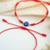 PPJew 7 Knot Evil Eye Bracelet Red String Bracelets Protection Mommy and Me Matching Bracelet Set Amulet for Women Little Girls/Boys